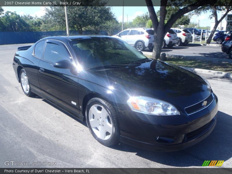 Black / Gray 2007 Chevrolet Monte Carlo SS