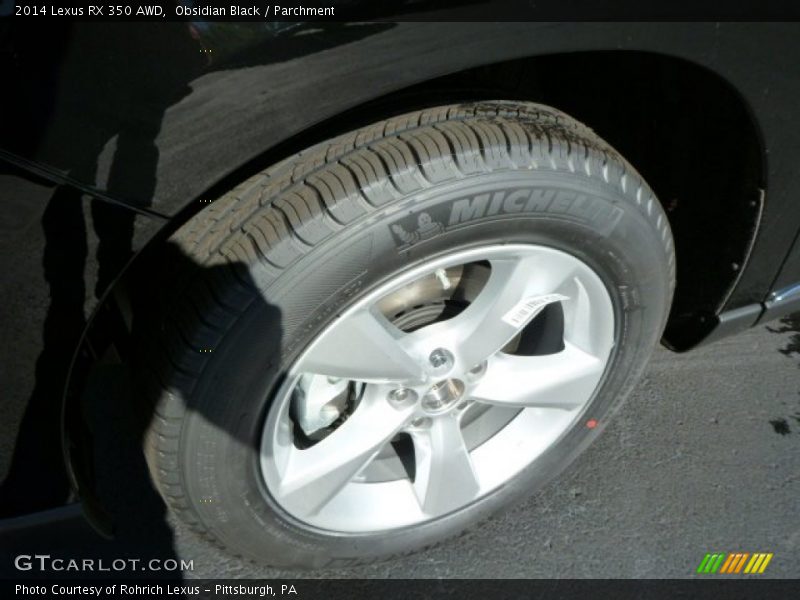 Obsidian Black / Parchment 2014 Lexus RX 350 AWD