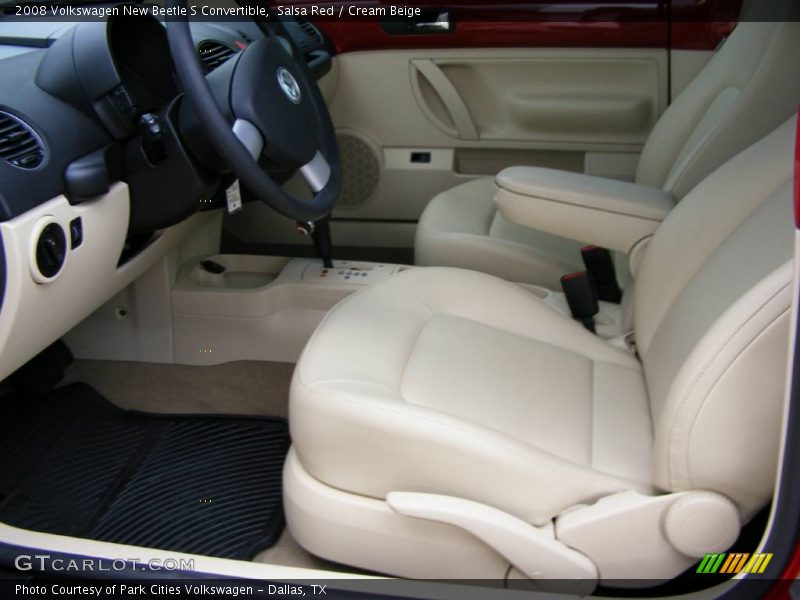Salsa Red / Cream Beige 2008 Volkswagen New Beetle S Convertible