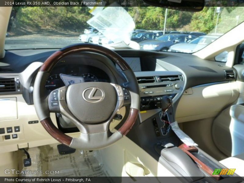Obsidian Black / Parchment 2014 Lexus RX 350 AWD