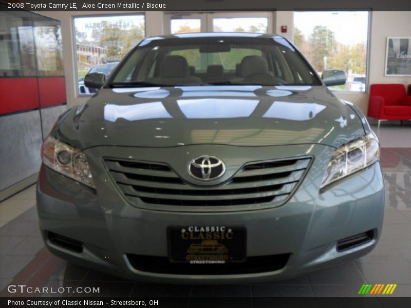 Aloe Green Metallic / Bisque 2008 Toyota Camry LE