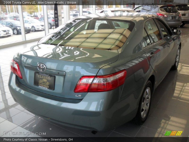 Aloe Green Metallic / Bisque 2008 Toyota Camry LE