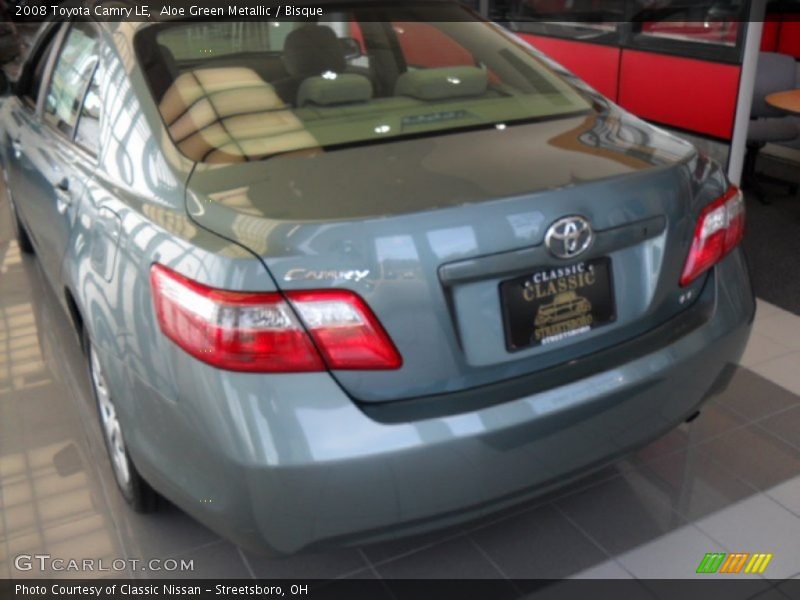Aloe Green Metallic / Bisque 2008 Toyota Camry LE