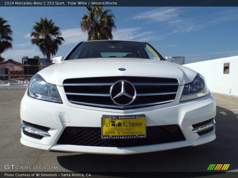 Polar White / Almond/Mocha 2014 Mercedes-Benz C 250 Sport