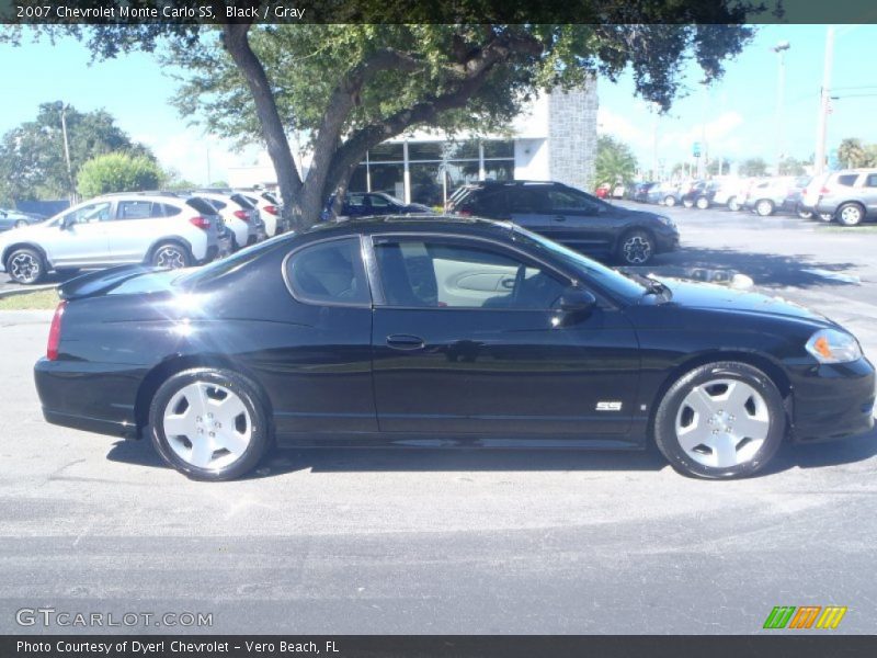 Black / Gray 2007 Chevrolet Monte Carlo SS