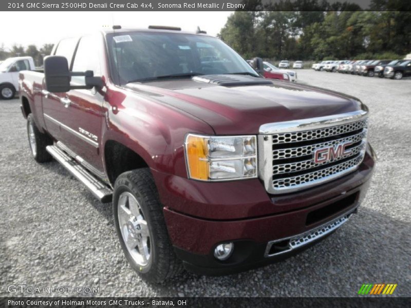 Sonoma Red Metallic / Ebony 2014 GMC Sierra 2500HD Denali Crew Cab 4x4