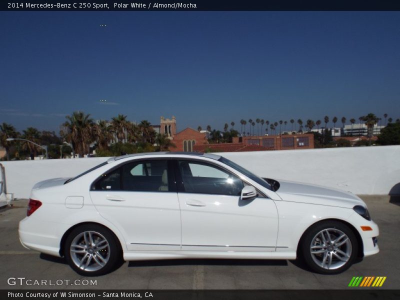 Polar White / Almond/Mocha 2014 Mercedes-Benz C 250 Sport