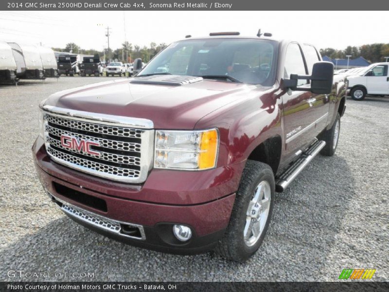Sonoma Red Metallic / Ebony 2014 GMC Sierra 2500HD Denali Crew Cab 4x4
