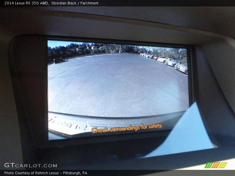 Obsidian Black / Parchment 2014 Lexus RX 350 AWD