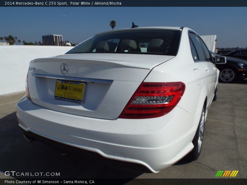 Polar White / Almond/Mocha 2014 Mercedes-Benz C 250 Sport