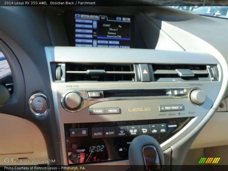 Obsidian Black / Parchment 2014 Lexus RX 350 AWD