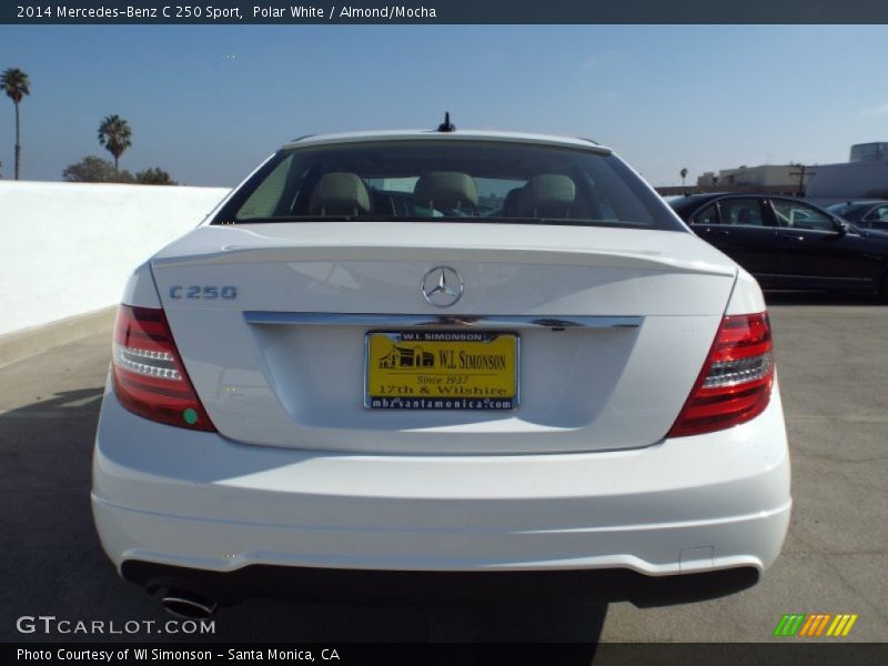 Polar White / Almond/Mocha 2014 Mercedes-Benz C 250 Sport