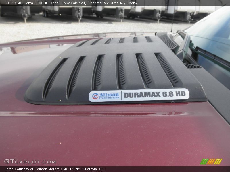 Sonoma Red Metallic / Ebony 2014 GMC Sierra 2500HD Denali Crew Cab 4x4