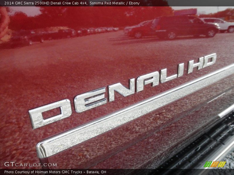 Sonoma Red Metallic / Ebony 2014 GMC Sierra 2500HD Denali Crew Cab 4x4
