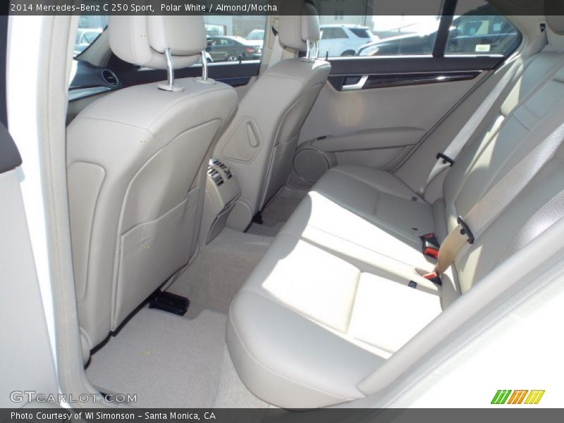 Polar White / Almond/Mocha 2014 Mercedes-Benz C 250 Sport