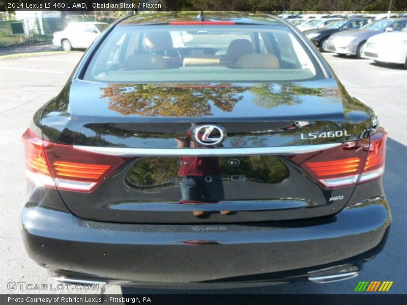 Obsidian Black / Flaxen 2014 Lexus LS 460 L AWD