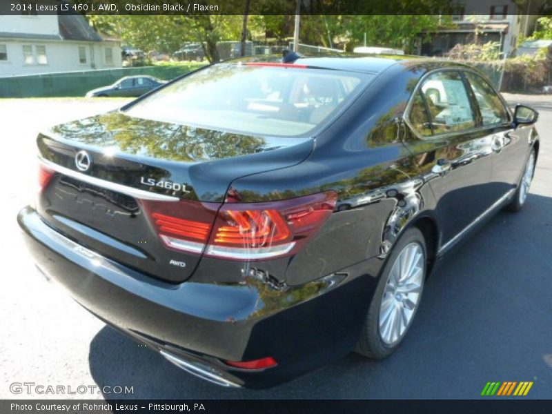 Obsidian Black / Flaxen 2014 Lexus LS 460 L AWD