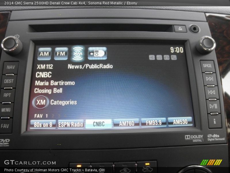 Sonoma Red Metallic / Ebony 2014 GMC Sierra 2500HD Denali Crew Cab 4x4