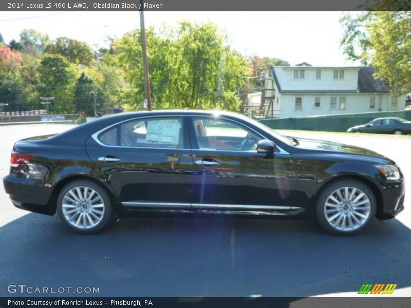Obsidian Black / Flaxen 2014 Lexus LS 460 L AWD