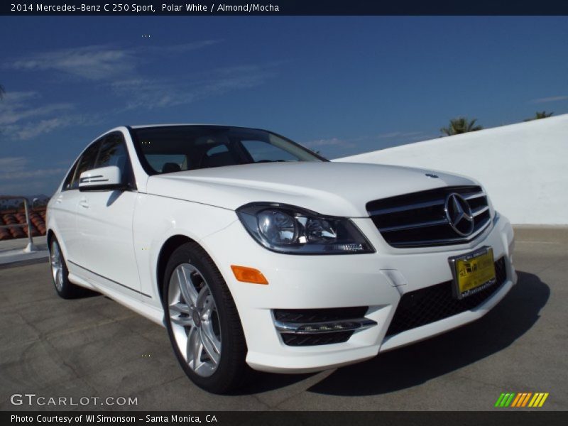 Polar White / Almond/Mocha 2014 Mercedes-Benz C 250 Sport