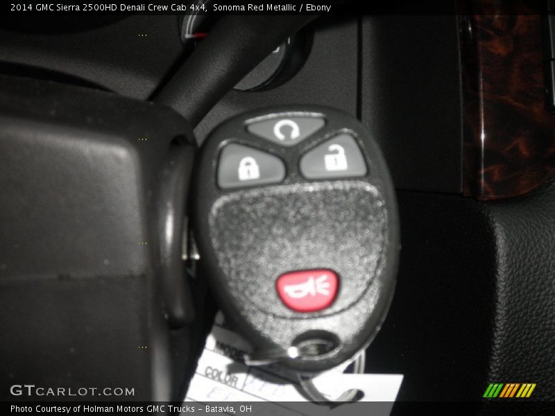 Sonoma Red Metallic / Ebony 2014 GMC Sierra 2500HD Denali Crew Cab 4x4