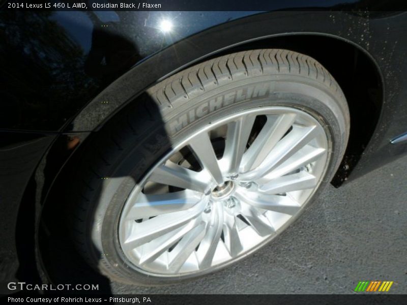 Obsidian Black / Flaxen 2014 Lexus LS 460 L AWD