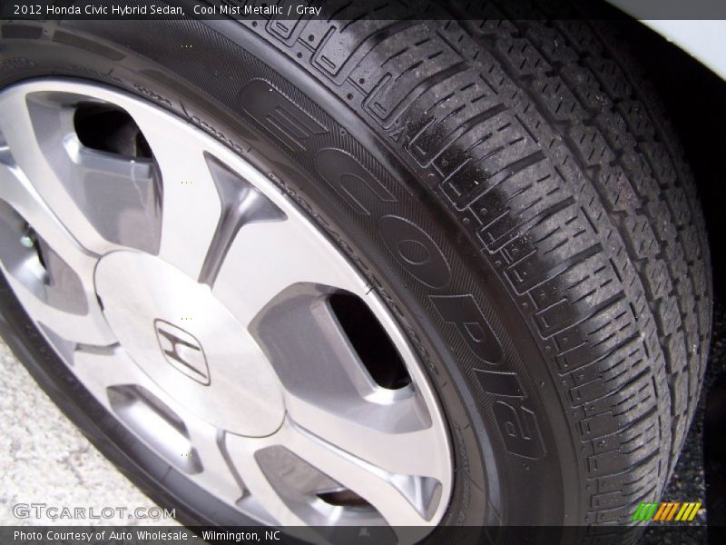 Cool Mist Metallic / Gray 2012 Honda Civic Hybrid Sedan