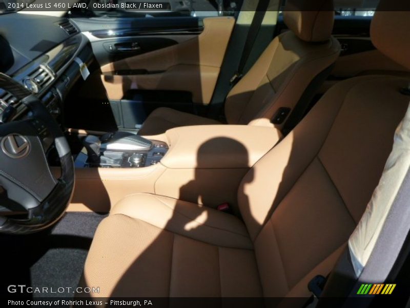 Obsidian Black / Flaxen 2014 Lexus LS 460 L AWD