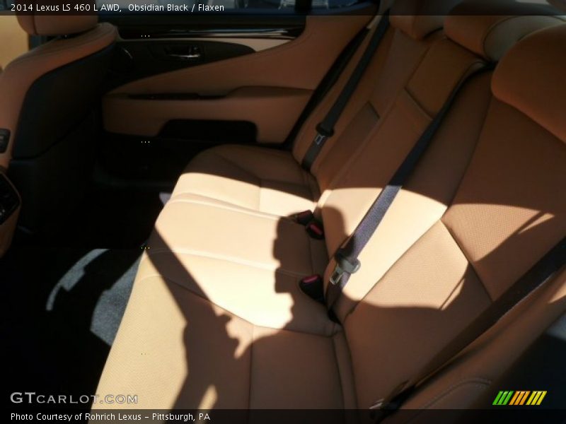 Obsidian Black / Flaxen 2014 Lexus LS 460 L AWD