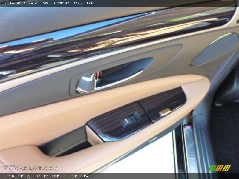 Obsidian Black / Flaxen 2014 Lexus LS 460 L AWD