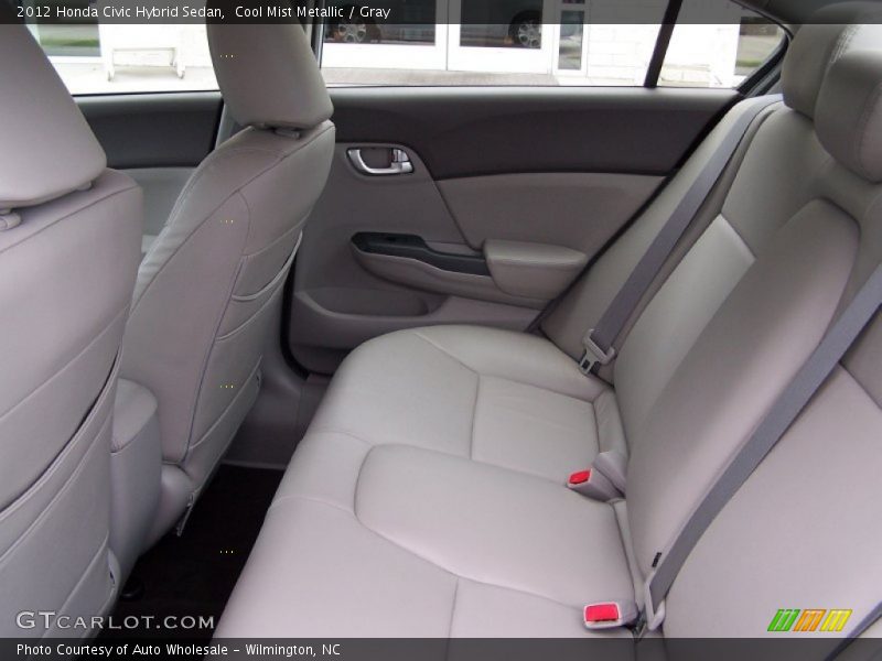 Cool Mist Metallic / Gray 2012 Honda Civic Hybrid Sedan