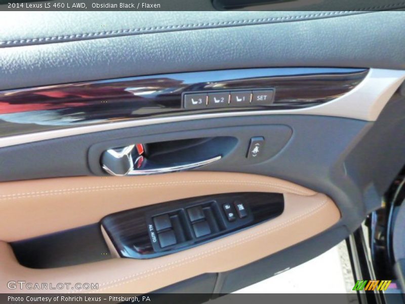 Obsidian Black / Flaxen 2014 Lexus LS 460 L AWD