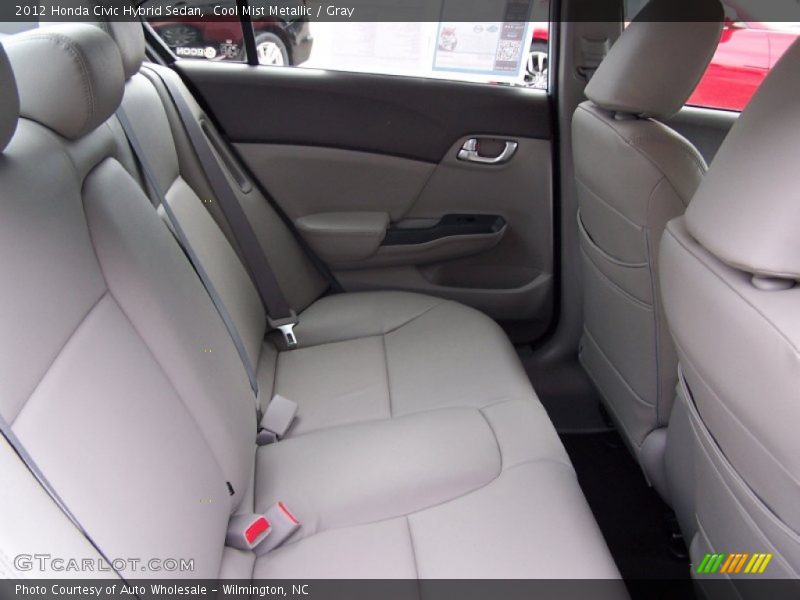 Cool Mist Metallic / Gray 2012 Honda Civic Hybrid Sedan
