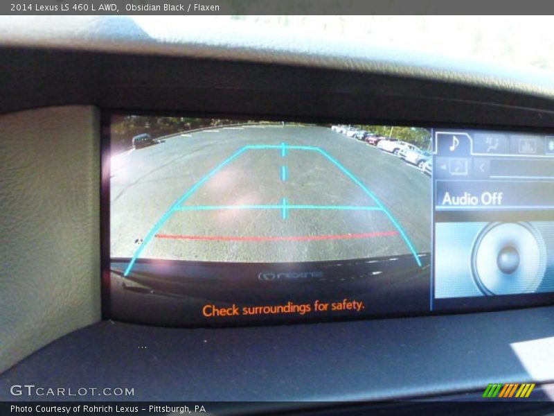 Obsidian Black / Flaxen 2014 Lexus LS 460 L AWD