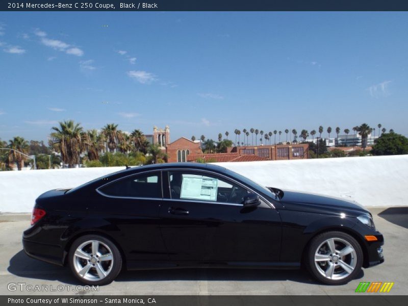Black / Black 2014 Mercedes-Benz C 250 Coupe