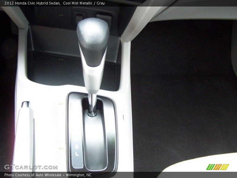 Cool Mist Metallic / Gray 2012 Honda Civic Hybrid Sedan