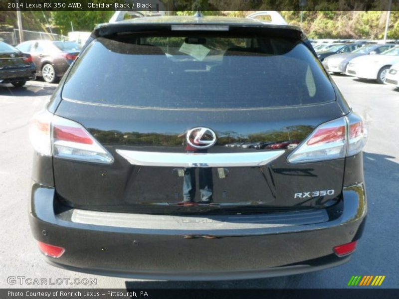 Obsidian Black / Black 2014 Lexus RX 350 AWD