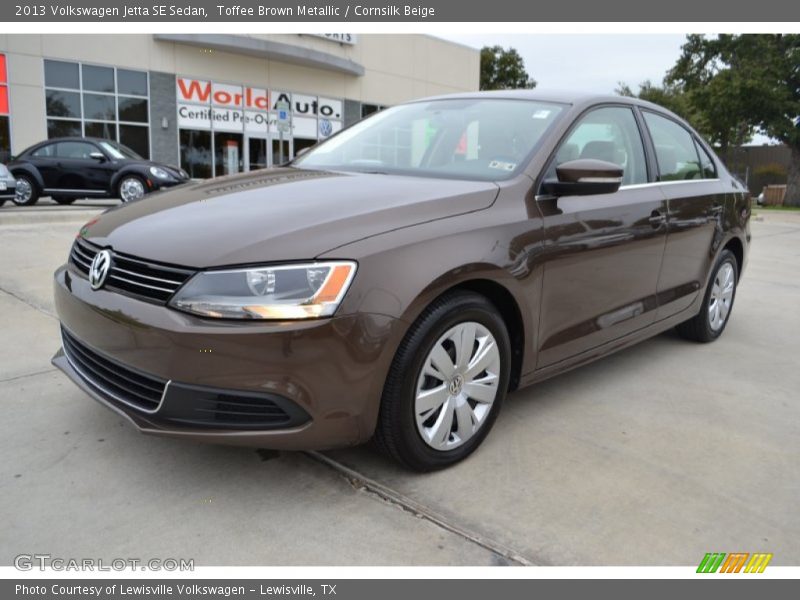Toffee Brown Metallic / Cornsilk Beige 2013 Volkswagen Jetta SE Sedan