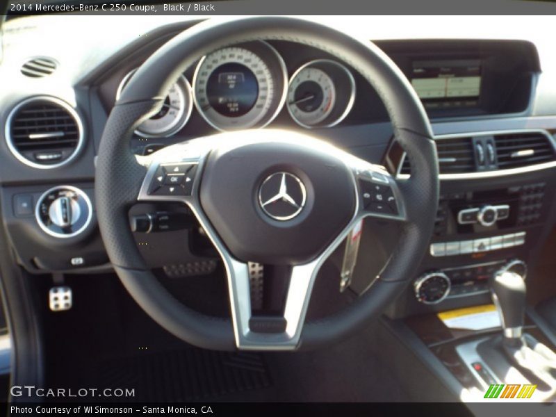 Black / Black 2014 Mercedes-Benz C 250 Coupe