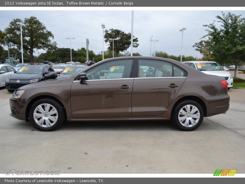 Toffee Brown Metallic / Cornsilk Beige 2013 Volkswagen Jetta SE Sedan