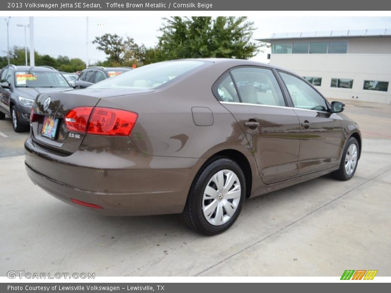 Toffee Brown Metallic / Cornsilk Beige 2013 Volkswagen Jetta SE Sedan