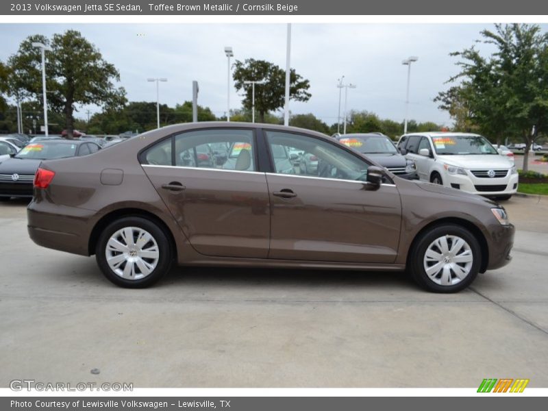 Toffee Brown Metallic / Cornsilk Beige 2013 Volkswagen Jetta SE Sedan