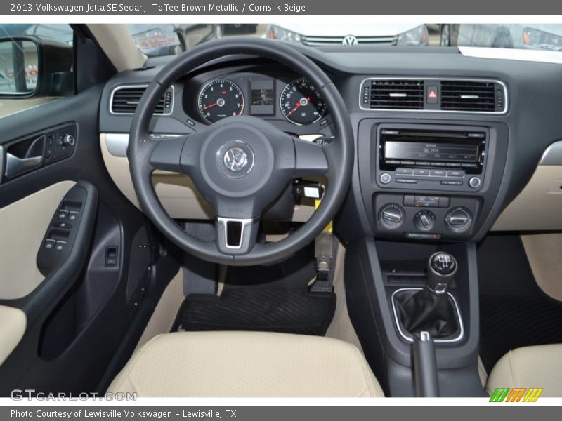 Toffee Brown Metallic / Cornsilk Beige 2013 Volkswagen Jetta SE Sedan