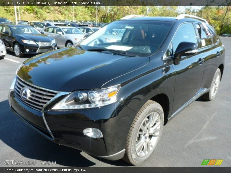 Front 3/4 View of 2014 RX 450h AWD