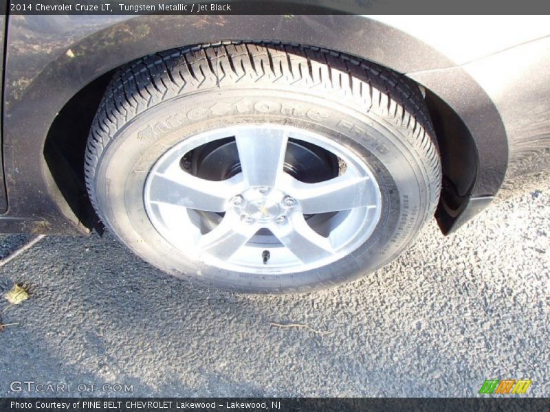 Tungsten Metallic / Jet Black 2014 Chevrolet Cruze LT