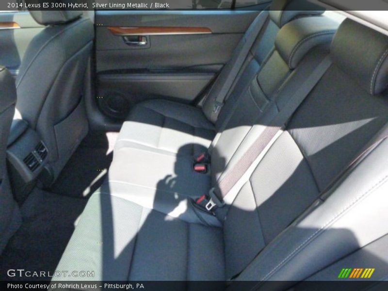 Silver Lining Metallic / Black 2014 Lexus ES 300h Hybrid