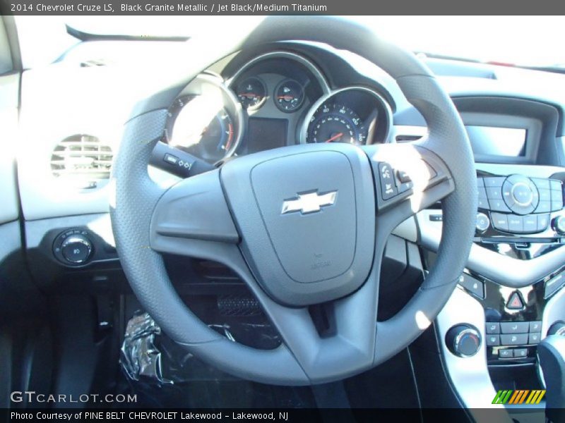 Black Granite Metallic / Jet Black/Medium Titanium 2014 Chevrolet Cruze LS