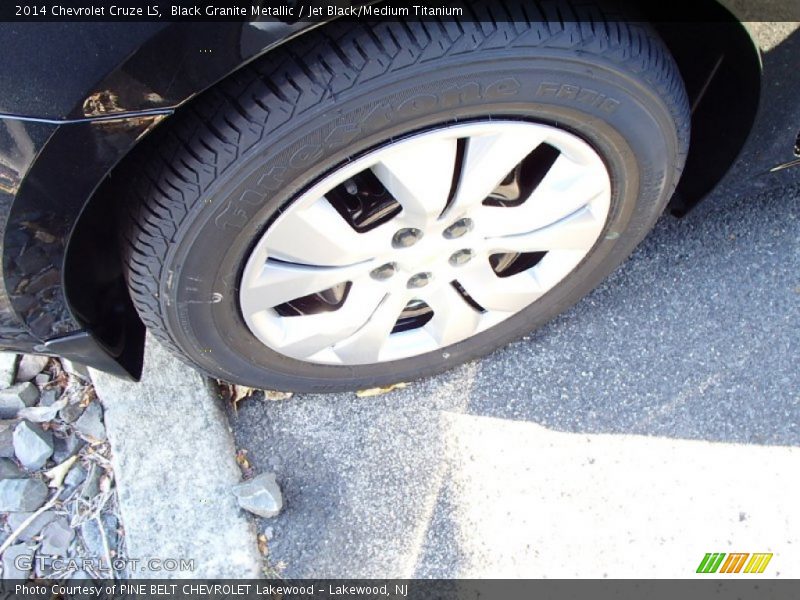 Black Granite Metallic / Jet Black/Medium Titanium 2014 Chevrolet Cruze LS