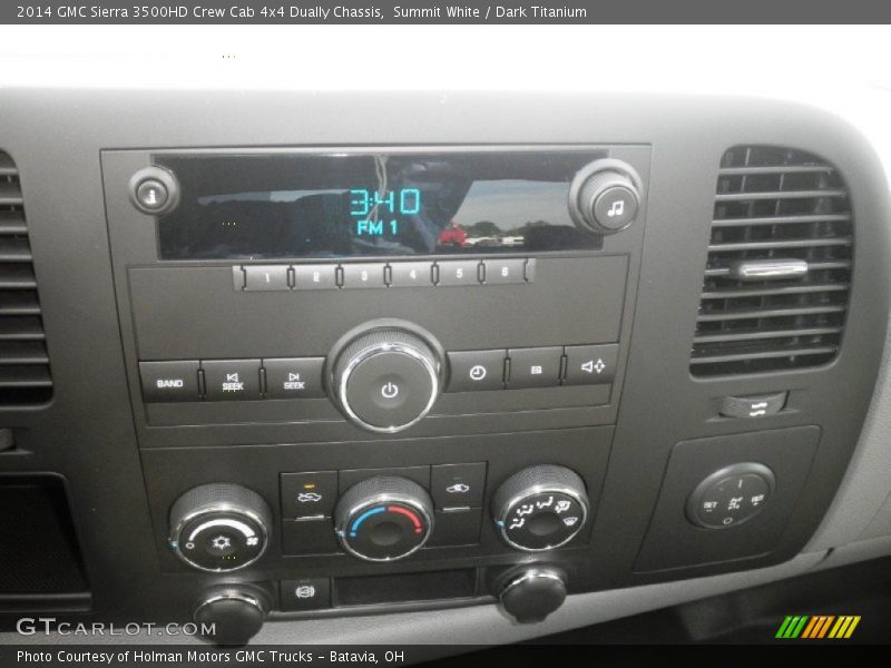 Summit White / Dark Titanium 2014 GMC Sierra 3500HD Crew Cab 4x4 Dually Chassis