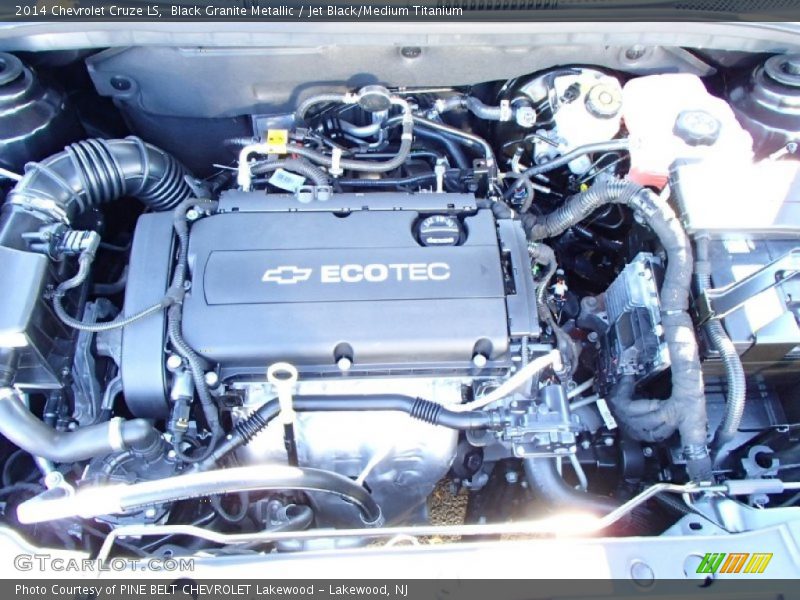 Black Granite Metallic / Jet Black/Medium Titanium 2014 Chevrolet Cruze LS